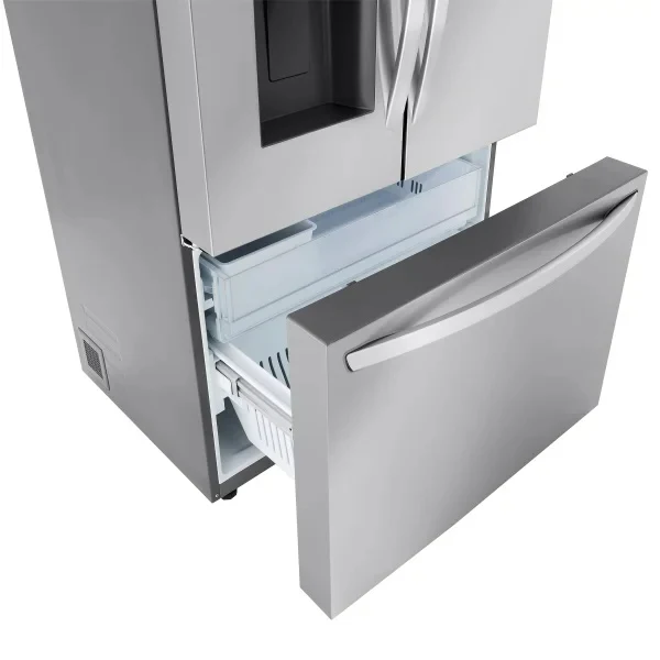 LG - 26 cu. ft. Smart Counter Depth MAX French Door Refrigerator (LCFC26XSS) - Stainless Steel - Image 8