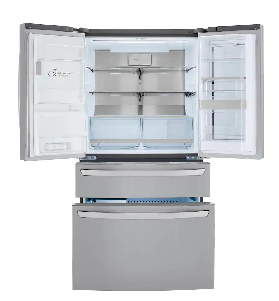 LG - 29.5 Cu. Ft. 4-Door French Door-in-Door Smart Refrigerator with Craft Ice (LRMVS3006S) - Stainless Steel - Image 14