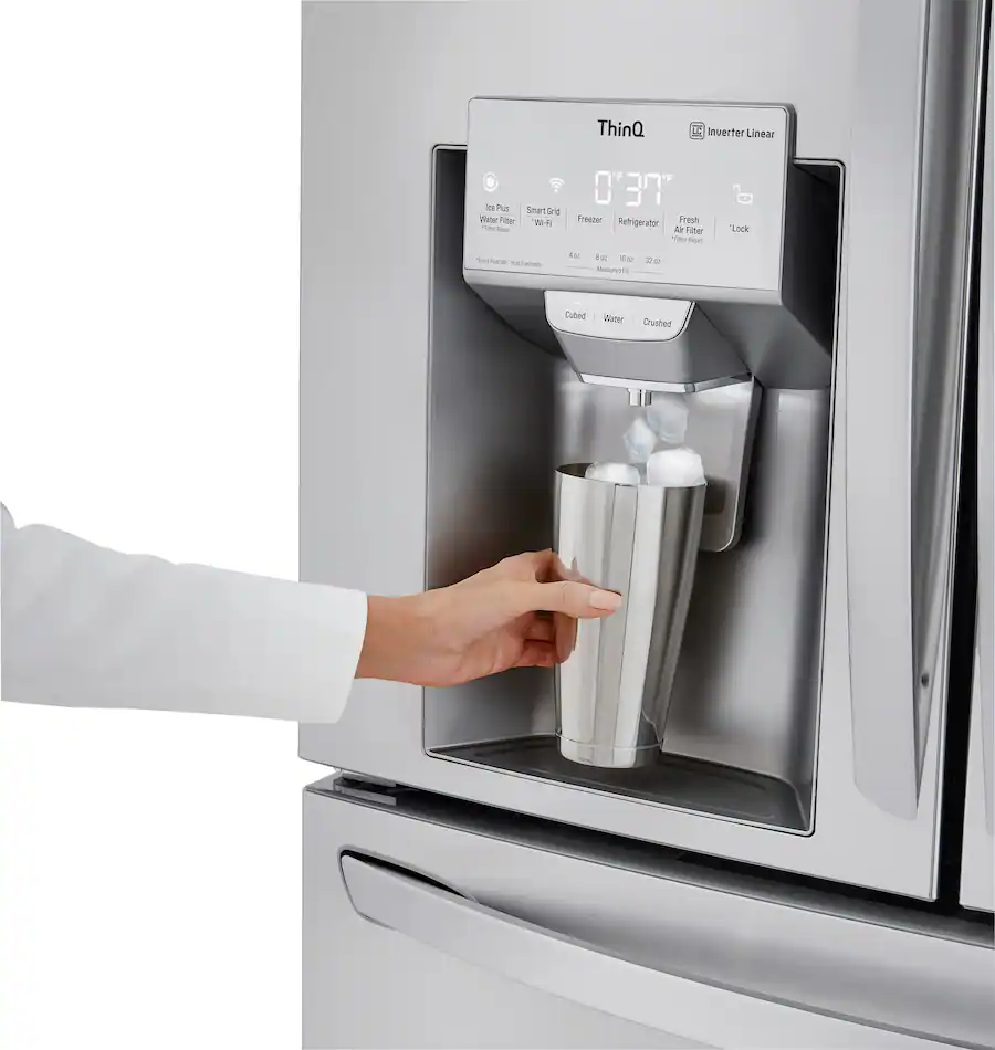 LG - 29.5 Cu. Ft. 4-Door French Door-in-Door Smart Refrigerator with Craft Ice (LRMVS3006S) - Stainless Steel - Image 22