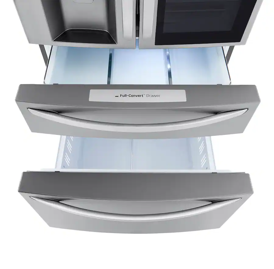 LG - 29.5 Cu. Ft. 4-Door French Door-in-Door Smart Refrigerator with Craft Ice (LRMVS3006S) - Stainless Steel - Image 34
