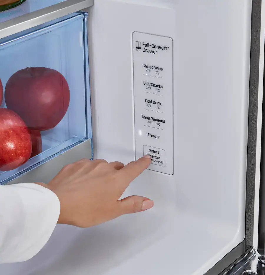 LG - 29.5 Cu. Ft. 4-Door French Door-in-Door Smart Refrigerator with Craft Ice (LRMVS3006S) - Stainless Steel - Image 5