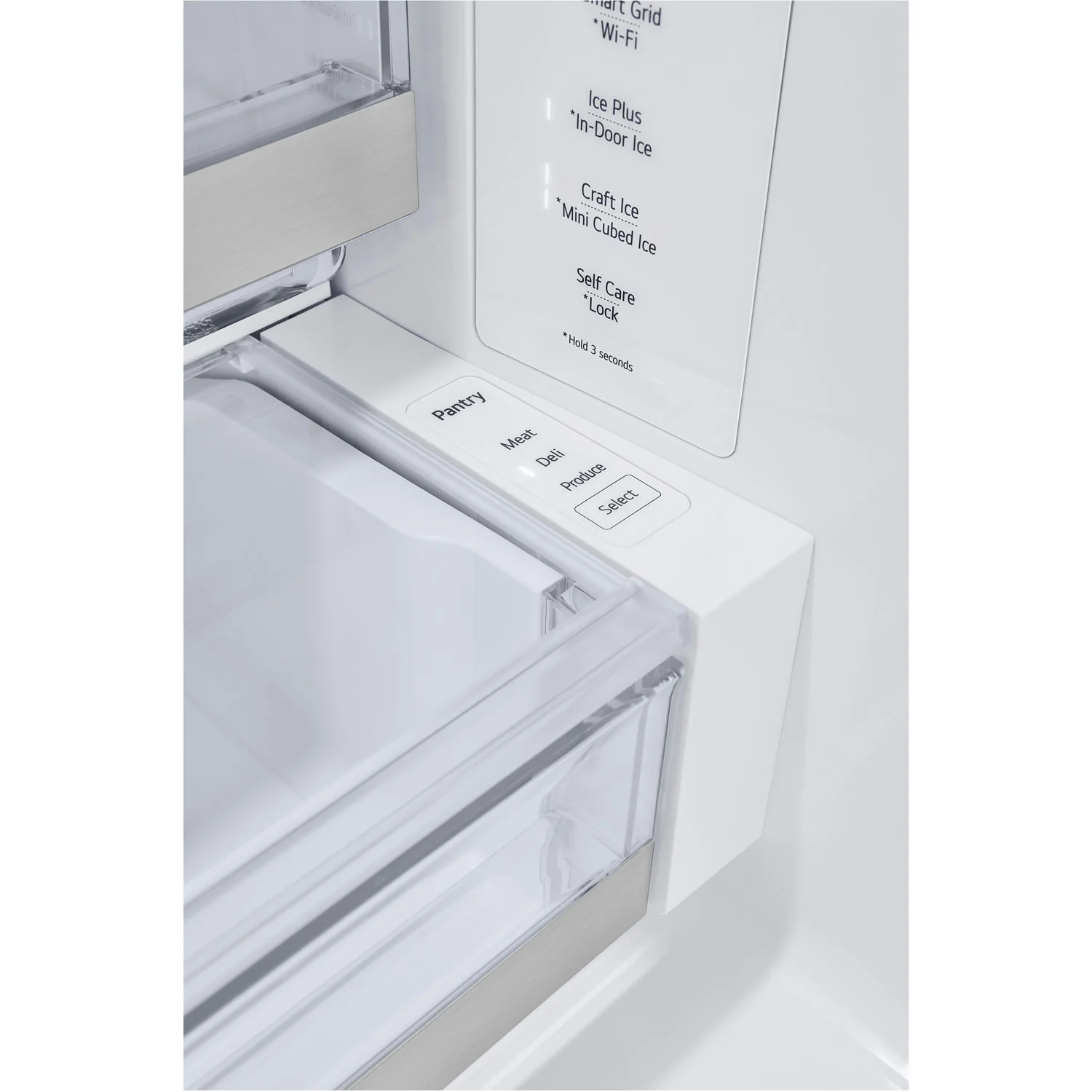 LG 36" 31 Cu. Ft. French Door Refrigerator w/ Water & Ice Dispenser (LRYXS3106S) - Smudge Proof Stainless Steel - Image 12