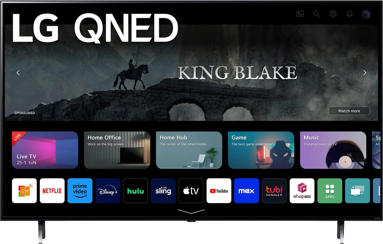 LG 50" Class 4K UHD QNED Web OS Smart TV with HDR 75 Series (50QNED75URA) - Image 2