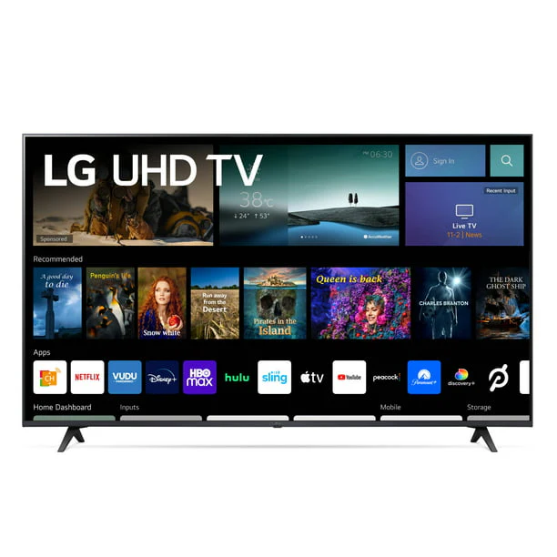 LG 55 inch Class 4K UHD 2160P webOS Smart TV (55UQ7070ZUE)