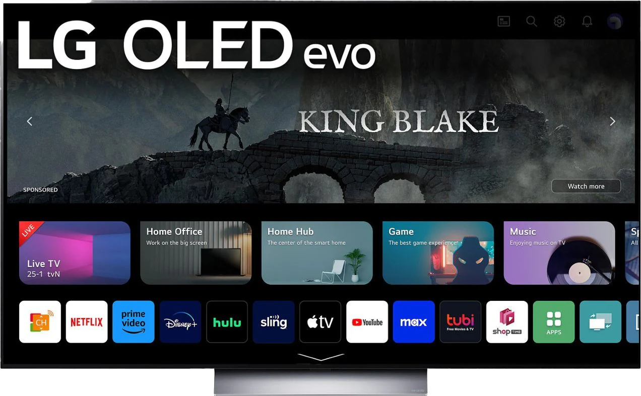 LG 55" Class 4K UHD OLED Web OS Smart TV with Dolby Vision C3 Series(OLED55C3AUA) - Image 2