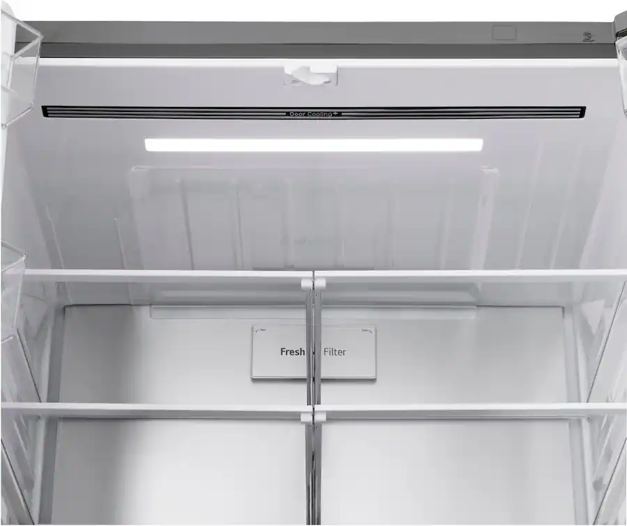 LG - Counter-Depth MAX 24.5 Cu. Ft. 4-Door French Door Smart Refrigerator with Full-Convert Drawer (LF25G8330S) - Stainless Steel - Image 11