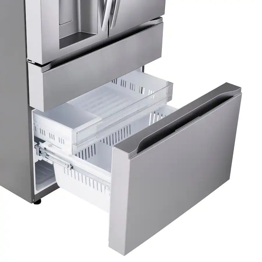 LG - Counter-Depth MAX 24.5 Cu. Ft. 4-Door French Door Smart Refrigerator with Full-Convert Drawer (LF25G8330S) - Stainless Steel - Image 17