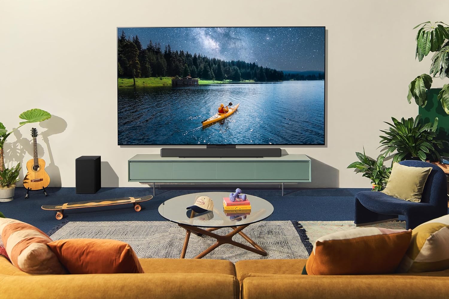 LG SC9S 3.1.3-Channel Perfect Matching Soundbar to the OLED evo C Series TV, Dolby Atmos, WOW Orchestra, WOWCAST Built-in with Wireless Dolby Atmos, Wireless Subwoofer - Image 4