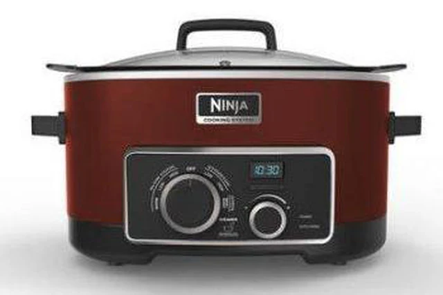 NINJA 4 IN 1 SLOW COOKER 6 QT- Dark Red (MC900QCN) - Image 2
