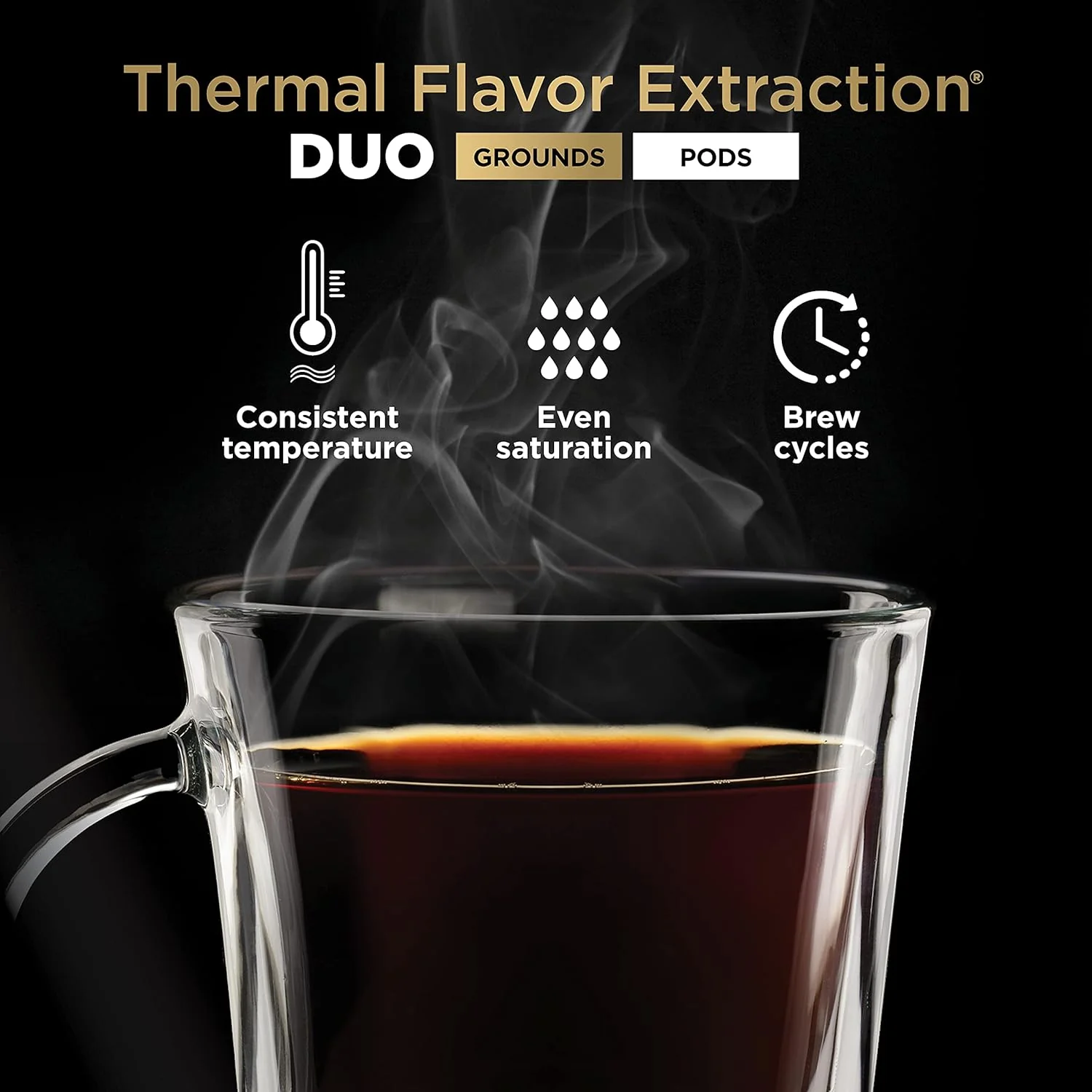 Ninja CFP201 DualBrew 12-Cup Drip, Single-Serve for Coffee Pods, Black - Image 2