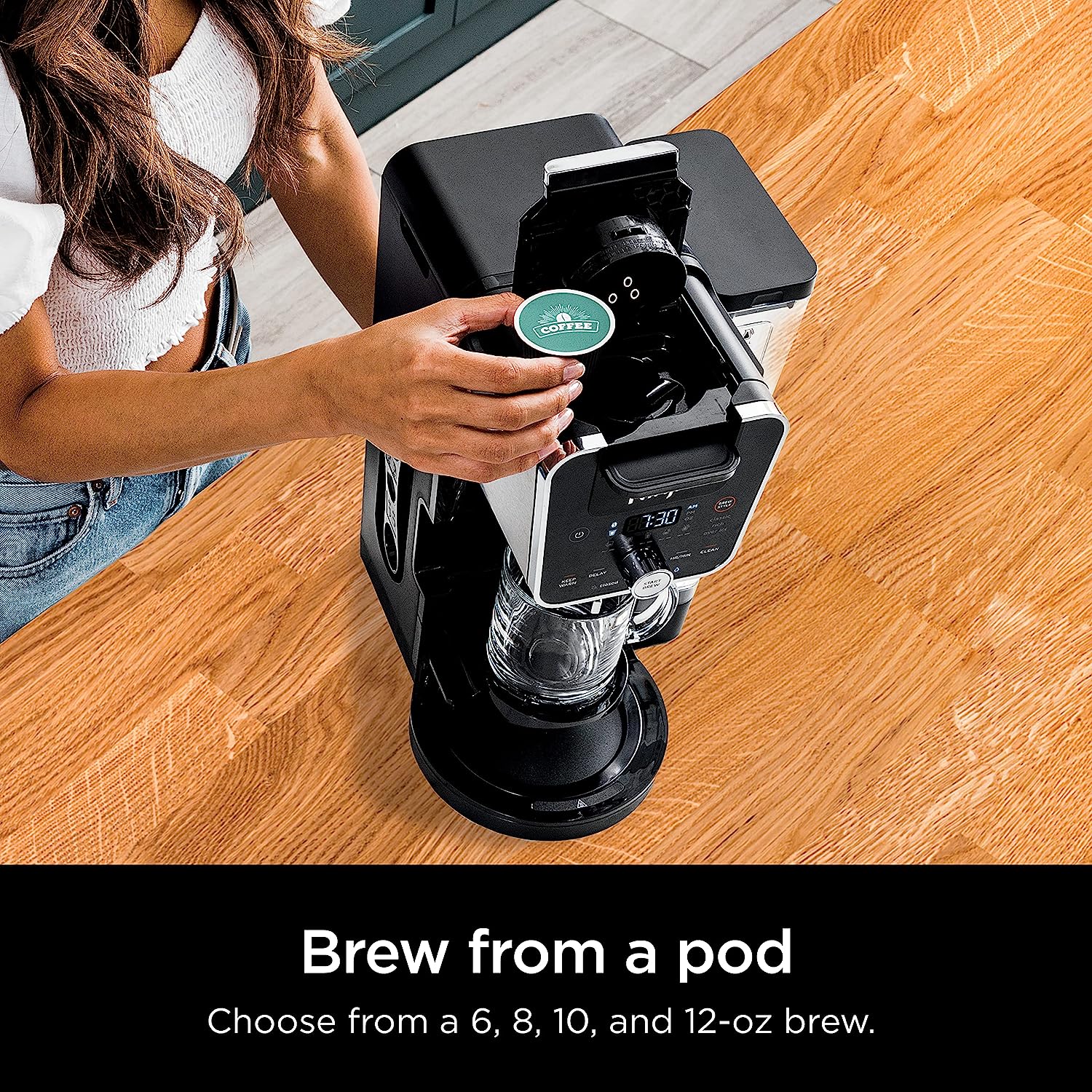 Ninja CFP201 DualBrew 12-Cup Drip, Single-Serve for Coffee Pods, Black - Image 9