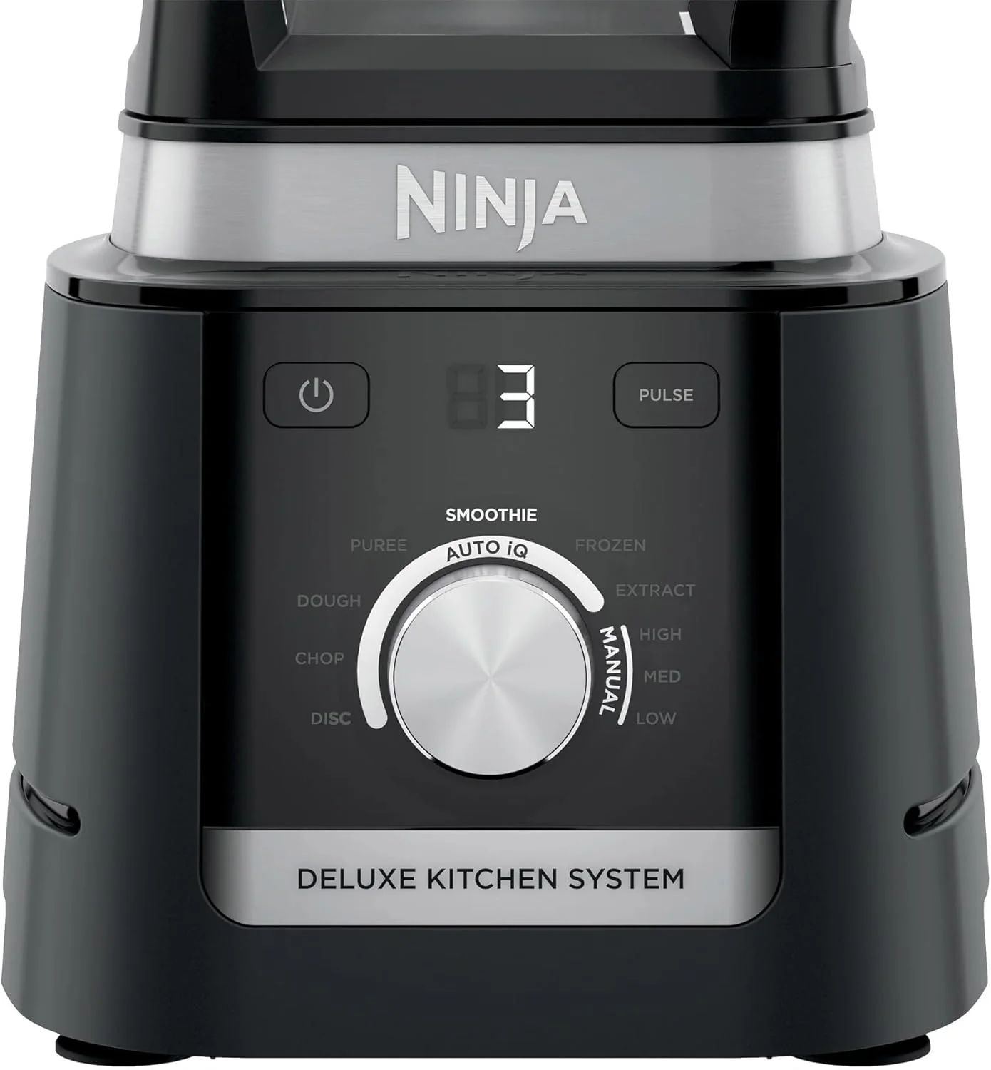 Ninja CO905KS Deluxe Kitchen System, 1600 WP Auto-IQ Base, 88-oz. Picther, 9-cup Deluxe Food Processor, (2) 24-oz. Single-Serve Cups - Image 5