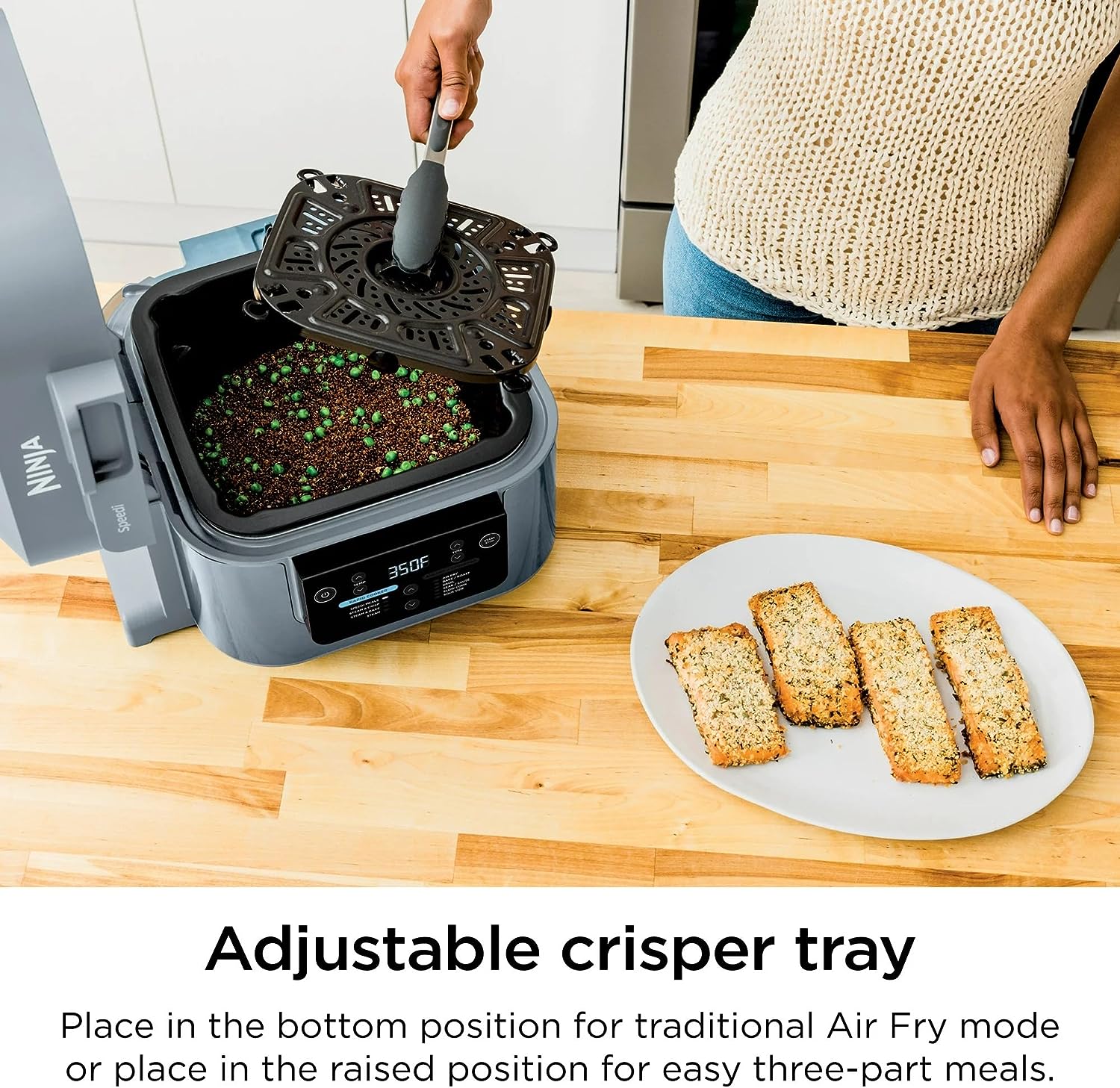 Ninja Speedi Rapid Cooker & Air Fryer, 6-Qt Capacity, 10-in-1 Functions to Steam (SF300) - Image 2