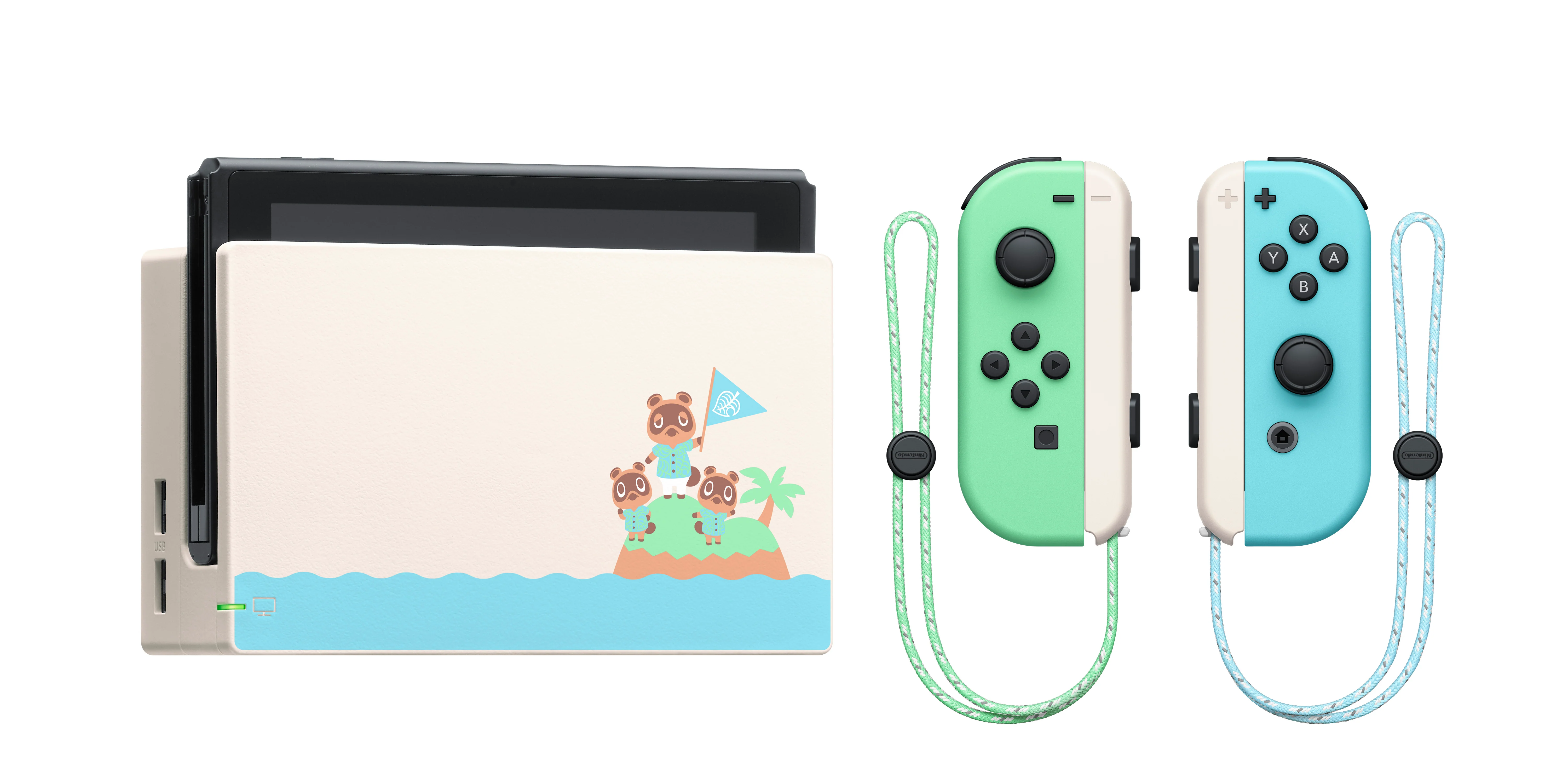 Nintendo Switch Console, Animal Crossing: New Horizons Edition - Image 4