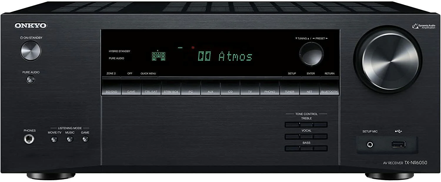 Onkyo TX-NR6050 7.2-Channel Network Home Theater Smart AV Receiver 8K/60, 4K/120 - Image 3