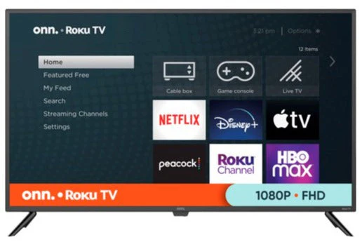 onn. 43 inch Class FHD (1080P) LED Roku Smart TV (100133209)