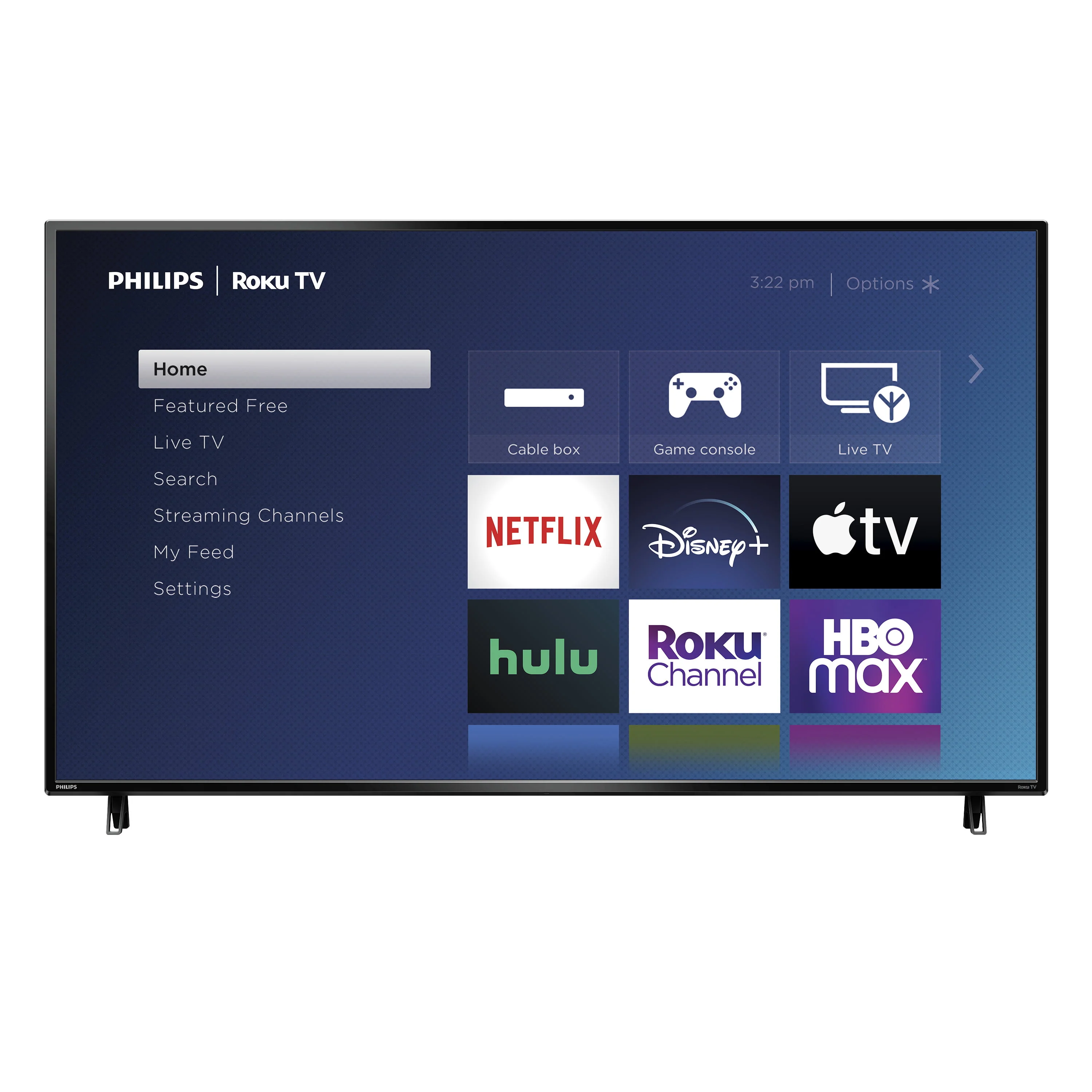 Philips 65" Class 4K Ultra HD (2160p) Roku Smart LED TV (65PFL4864/F7 W)
