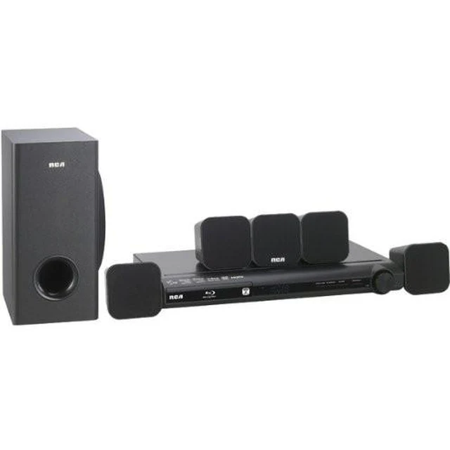 RCA 5.1 Home Theater System - 300 W RMS - Blu-ray Disc Player RTB1016WE