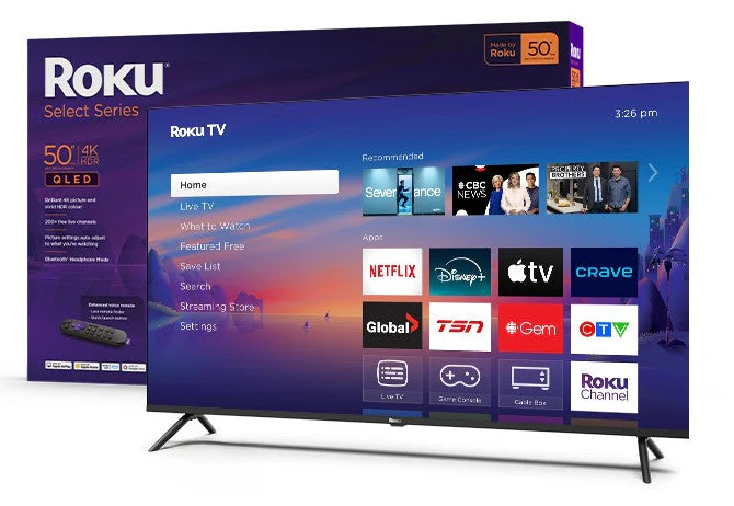 Roku 50" Select Series 4K QLED Smart Roku TV (50R5C6)