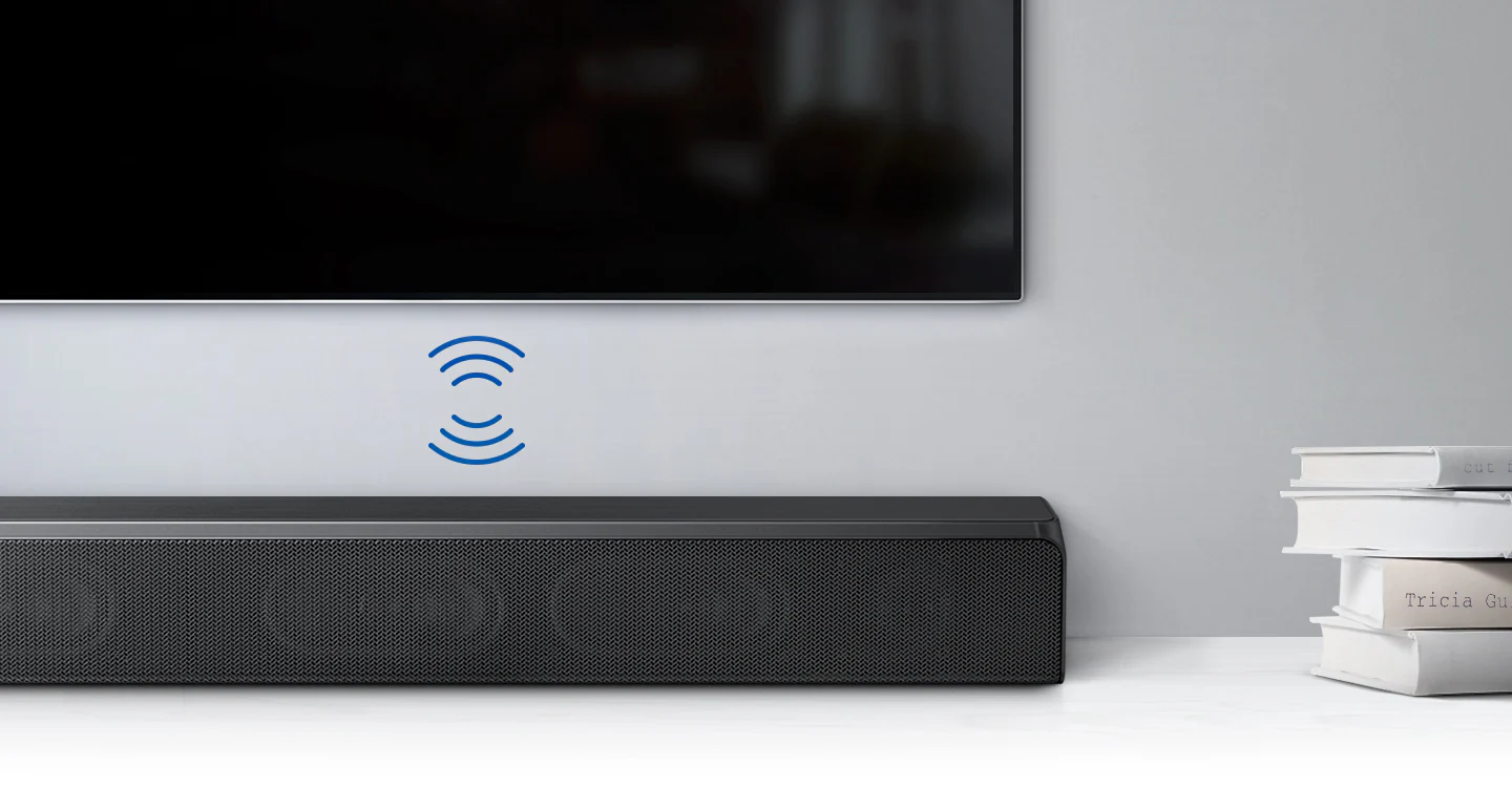 SAMSUNG 2.0 Channel One Body Sound+ 6 Speaker Built-In High-Res Soundbar with Built-In Subwoofer ( HW-MS550 ) - Image 3