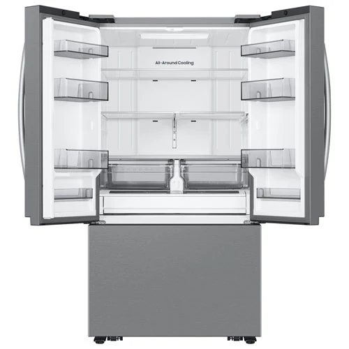 Samsung 36" 31.5 Cu. Ft. French Door Refrigerator w/ Ice Dispenser (RF32CG5100SR) - Stainless Steel - Image 4