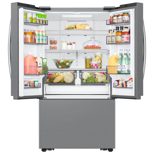 Samsung 36" 31.5 Cu. Ft. French Door Refrigerator w/ Ice Dispenser (RF32CG5100SR) - Stainless Steel - Image 5