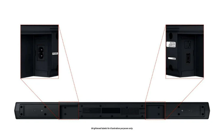 SAMSUNG B-Series 4.1.CH Soundbar & Rear Speakers with Subwoofer, Bluetooth, HW-C47M/ZA - Image 4
