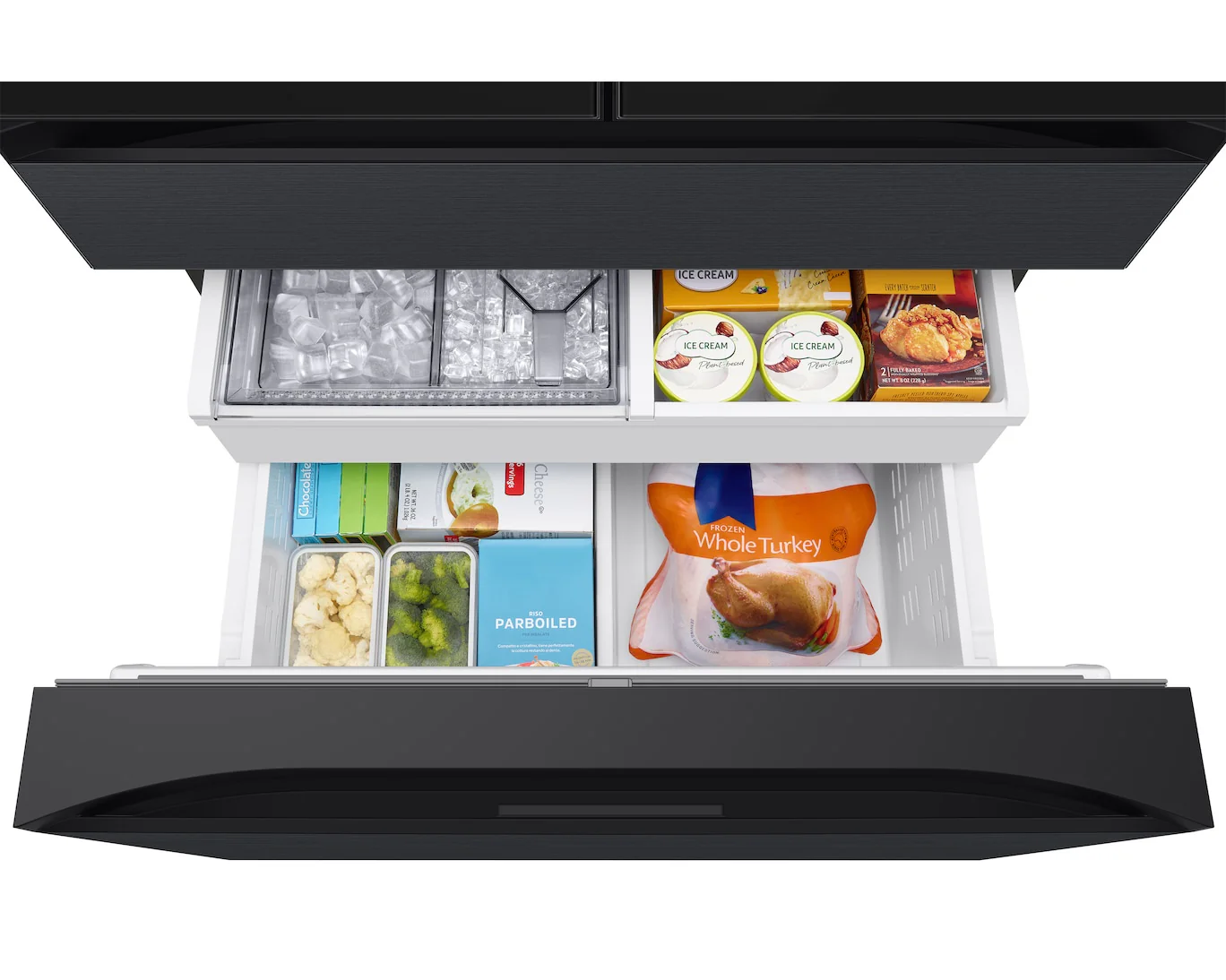 Samsung BESPOKE 36" 28.6 Cu. Ft. 4-Door French Door Refrigerator (RF29BB89008M) - Image 8
