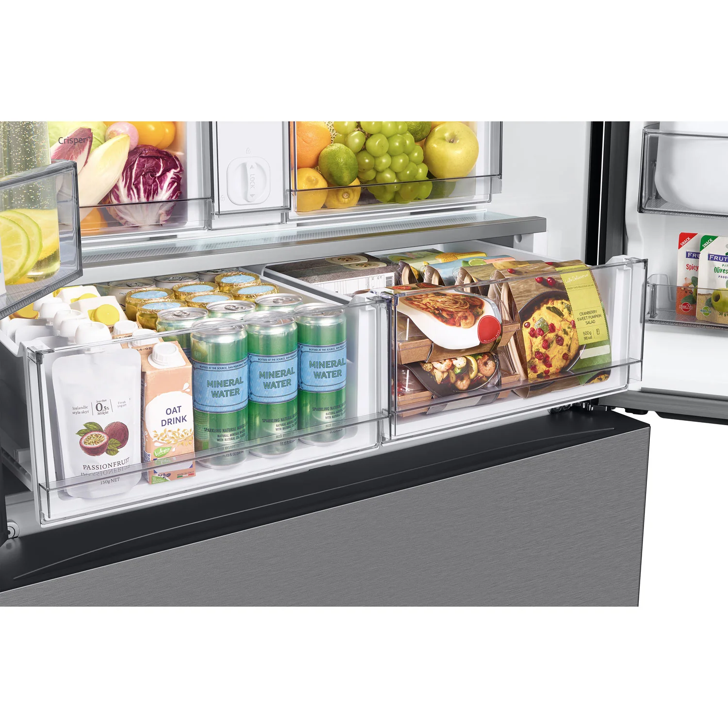 Samsung BESPOKE 36" 30.1 Cu. Ft. 3-Door French Door Refrigerator (RF30BB6200QL) - Stainless Steel - Image 16