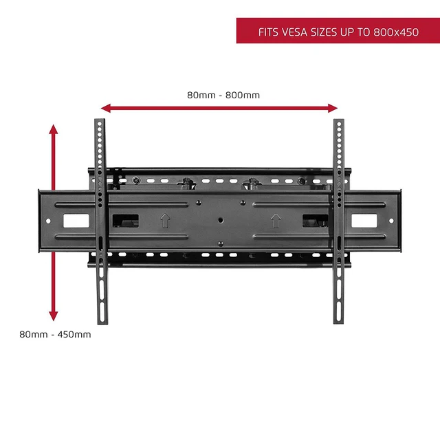 Seneca AV SA51 Full Motion Flat Panel TV Mount 37-Inch to 80-Inch Displays, Black - Image 6