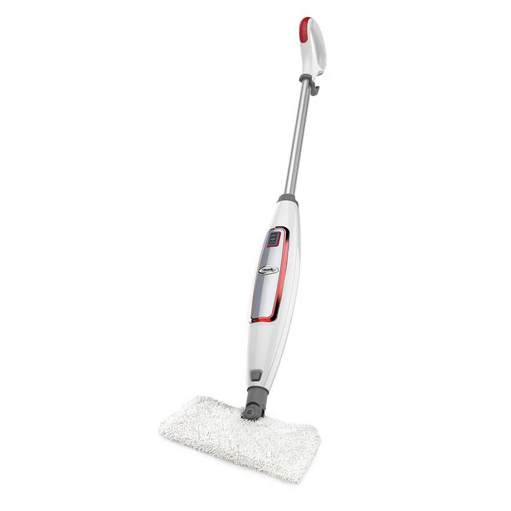 Shark Digital 2-Speed Steam Pocket Mop for Hard Floors, White and Red ( S3455K )