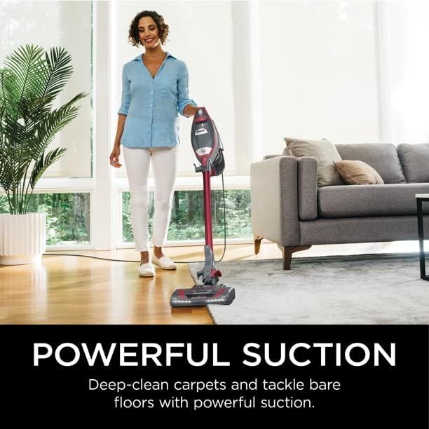 SHARK HV370 Rocket Pro Corded Stick Vacuum, Comet Red - Image 2