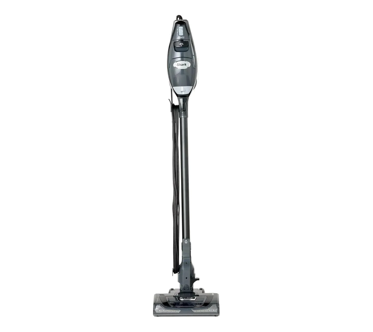 Shark HV371 Rocket Pro DLX Corded Stick, Removable Hand Vacuum, Advanced Swivel Steering, XL Cup, Crevice Tool, Upholstery Tool & Anti-Allergen Dust Brush BLACK
