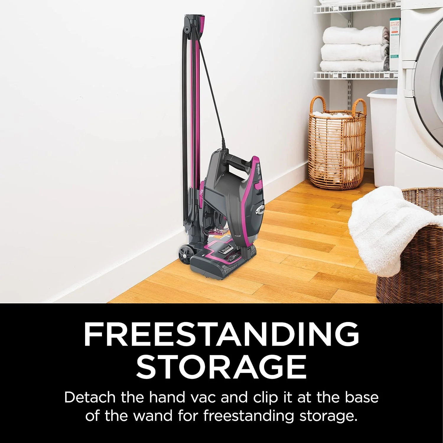 Shark HV371 Rocket Pro DLX Corded Stick, Removable Hand Vacuum, Advanced Swivel Steering, XL Cup, Crevice Tool, Upholstery Tool & Anti-Allergen Dust Brush BLACK - Image 7