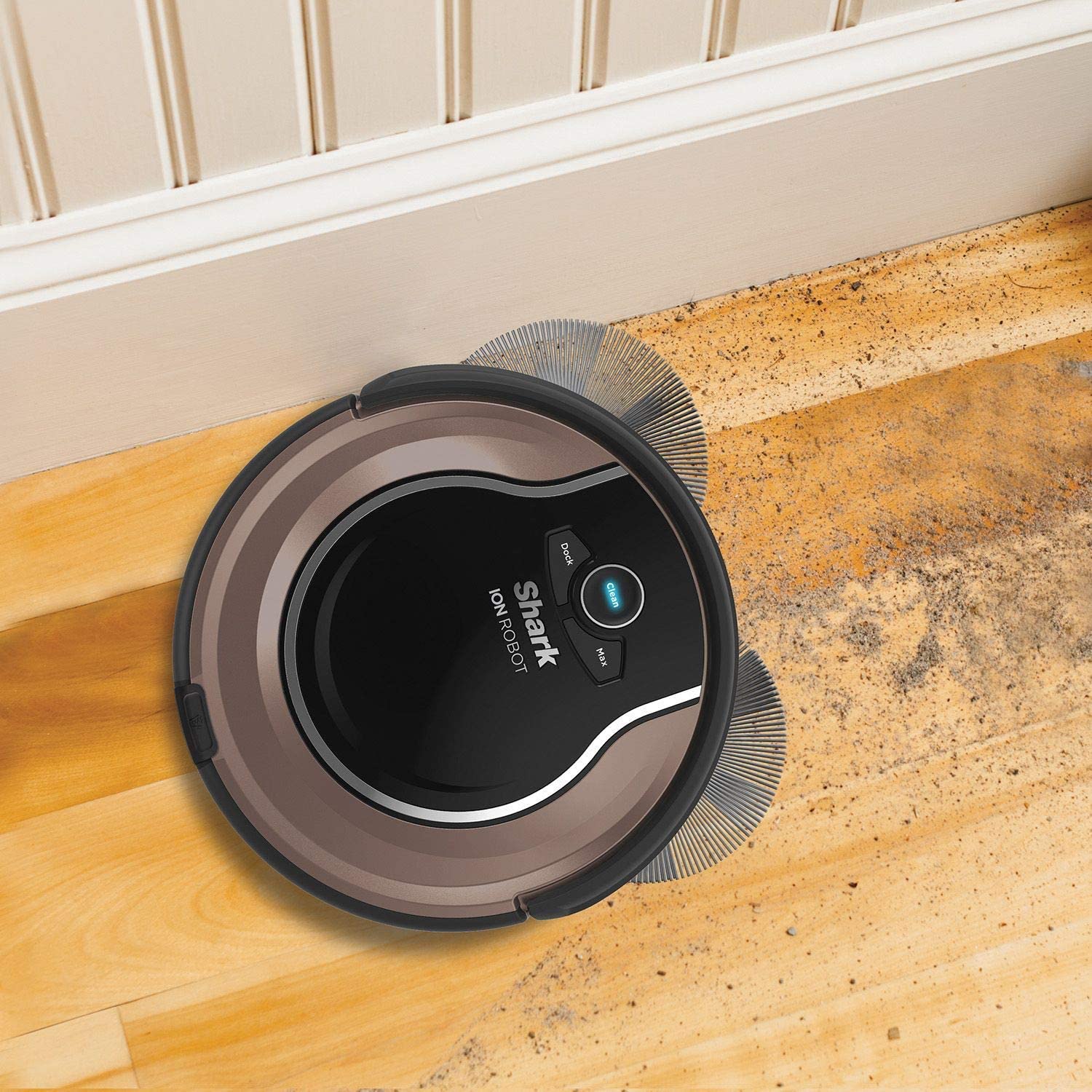 Shark ION Intelligent Smart Sensor Navigation Robot Vacuum Cleaner for Home, Brown (RV725N) - Image 5
