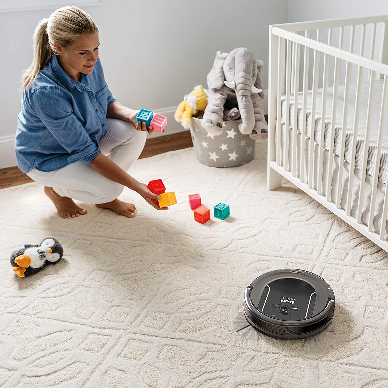 SHARK ION Robot Vacuum R85 WiFi-Connected with Powerful Suction, XL Dust Bin, Self-Cleaning Brushroll and Voice Control with Alexa or Google Assistant (RV850) - Image 10