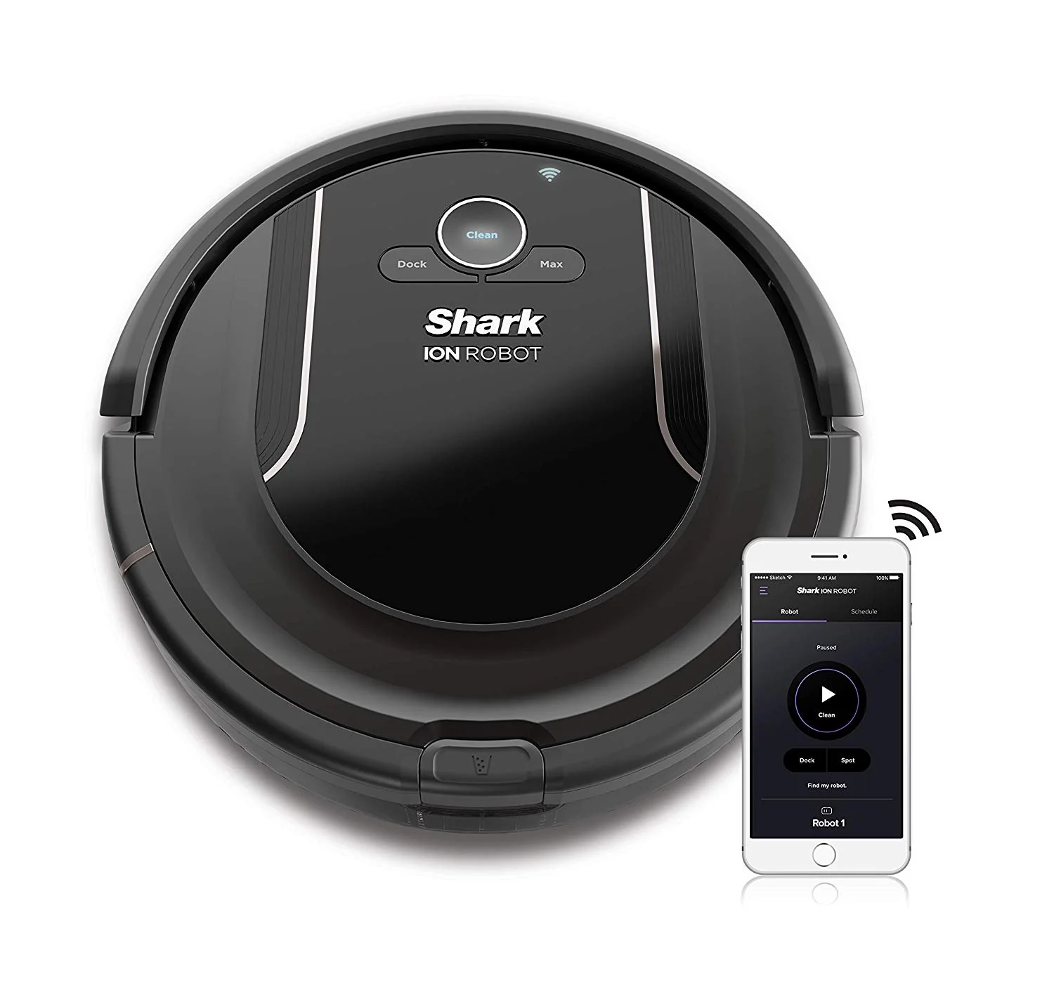 SHARK ION Robot Vacuum R85 WiFi-Connected with Powerful Suction, XL Dust Bin, Self-Cleaning Brushroll and Voice Control with Alexa or Google Assistant (RV850) - Image 2