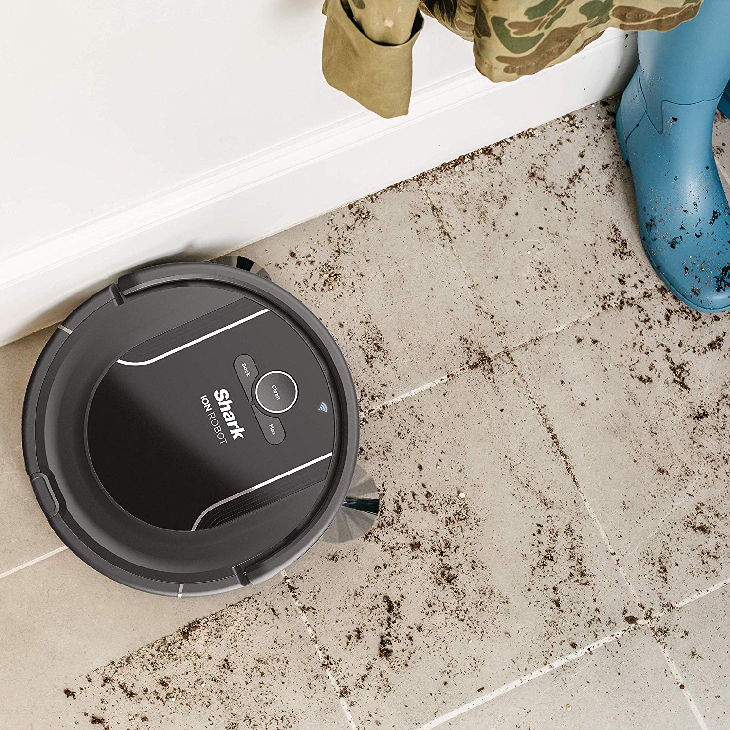 SHARK ION Robot Vacuum R85 WiFi-Connected with Powerful Suction, XL Dust Bin, Self-Cleaning Brushroll and Voice Control with Alexa or Google Assistant (RV850) - Image 6