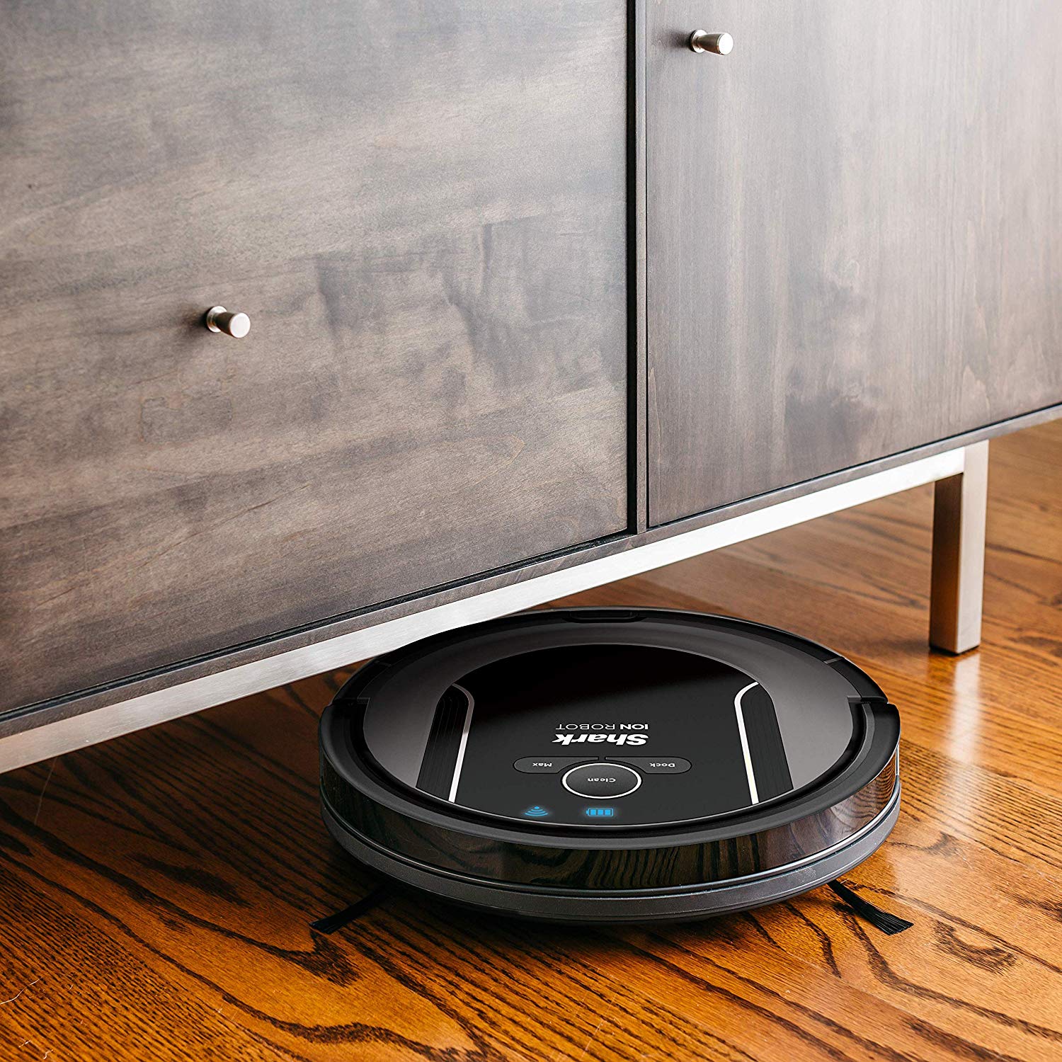 SHARK ION Robot Vacuum R85 WiFi-Connected with Powerful Suction, XL Dust Bin, Self-Cleaning Brushroll and Voice Control with Alexa or Google Assistant (RV850) - Image 8