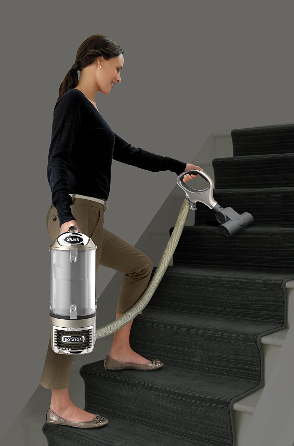 Shark - Rotator Pro Complete Lift-Away Bagless Upright Vacuum - Champagne ( NV552 ) - Image 2