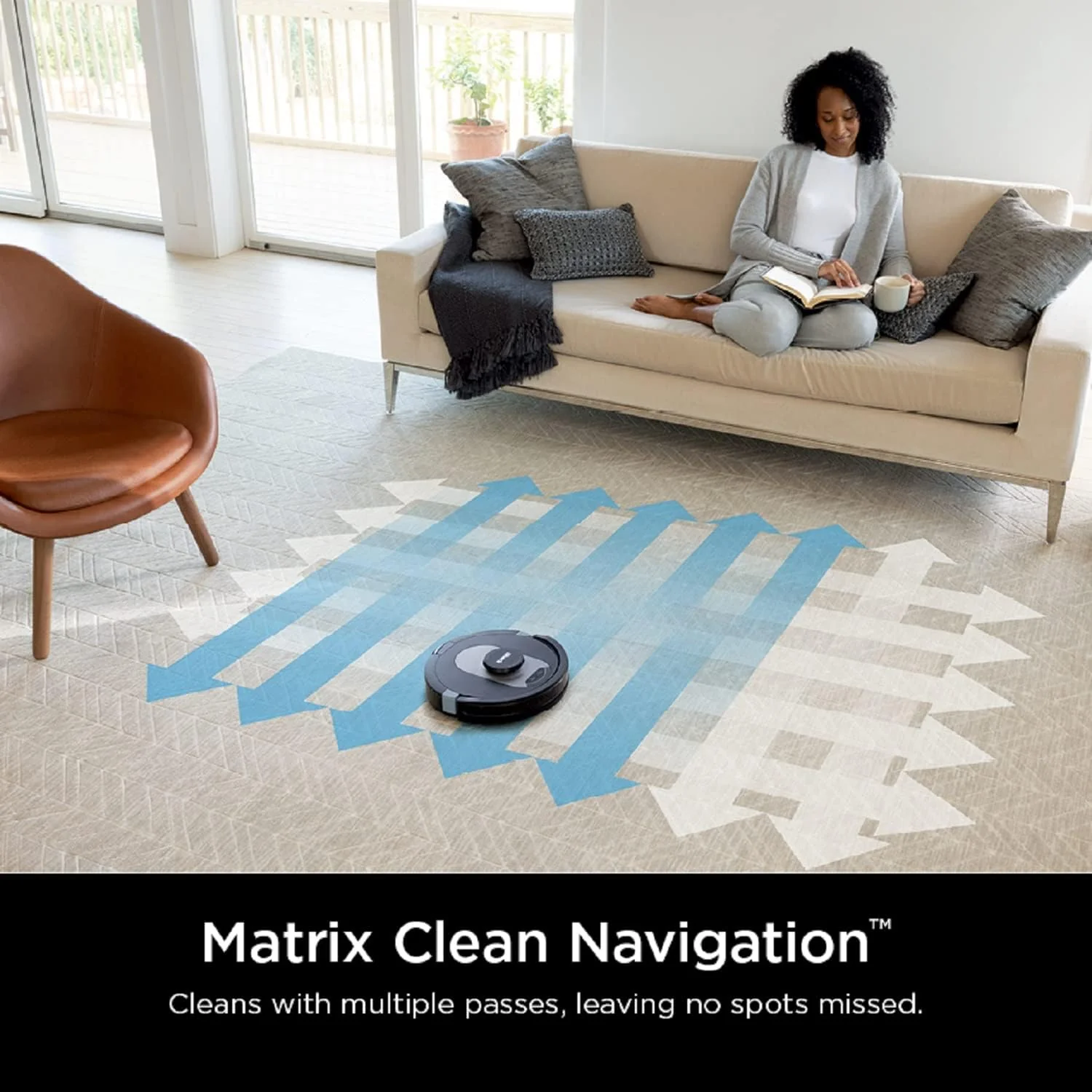 Shark RV2502AE AI Ultra Robot Vacuum with XL HEPA Self-Empty Base, Bagless, 60-Day Capacity, LIDAR Navigation, Smart Home Mapping, UltraClean, Perfect for Pet Hair, Compatible with Alexa, Black - Image 3