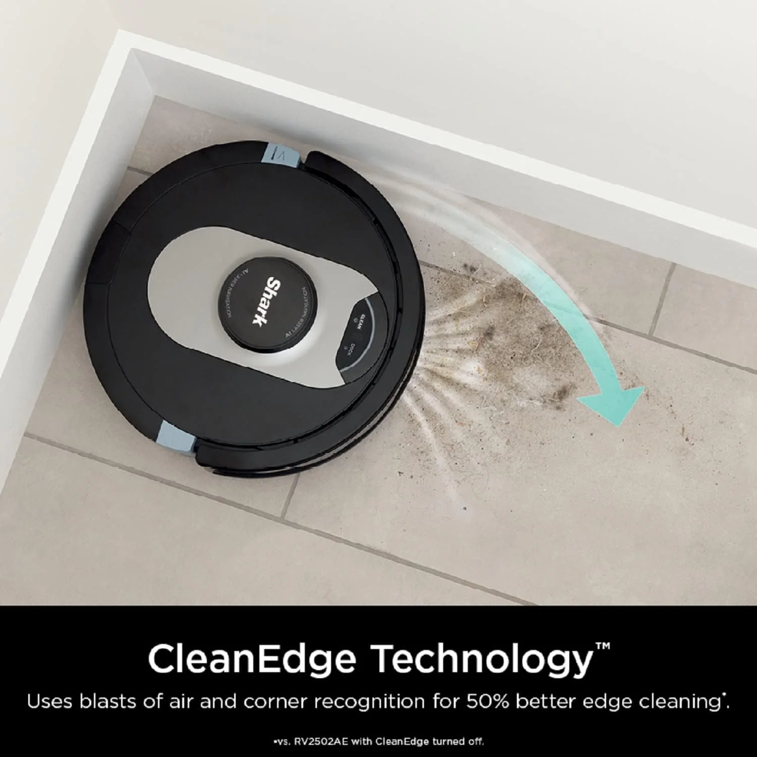 Shark RV2502AE AI Ultra Robot Vacuum with XL HEPA Self-Empty Base, Bagless, 60-Day Capacity, LIDAR Navigation, Smart Home Mapping, UltraClean, Perfect for Pet Hair, Compatible with Alexa, Black - Image 5