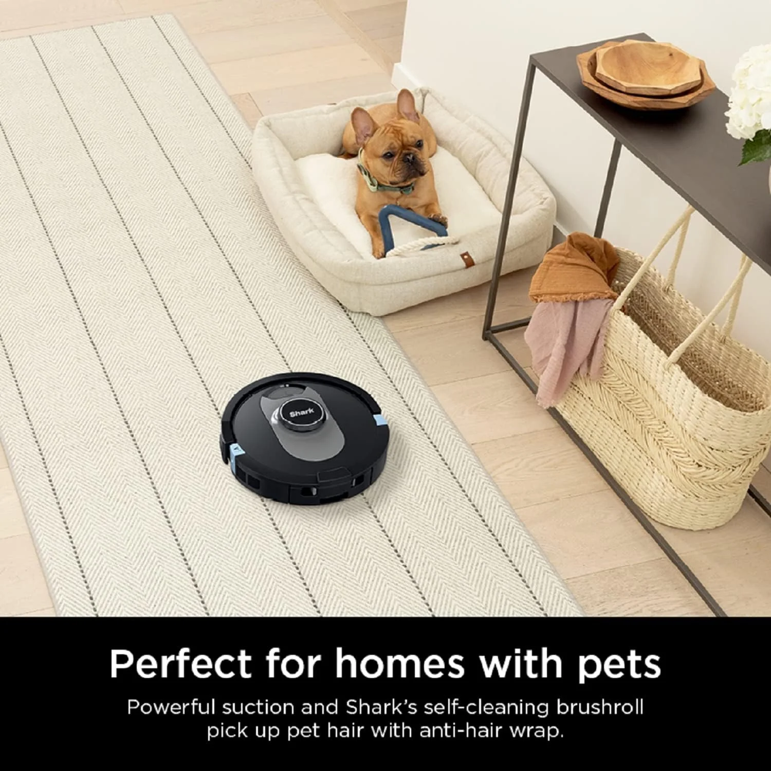 Shark RV2502AE AI Ultra Robot Vacuum with XL HEPA Self-Empty Base, Bagless, 60-Day Capacity, LIDAR Navigation, Smart Home Mapping, UltraClean, Perfect for Pet Hair, Compatible with Alexa, Black - Image 7