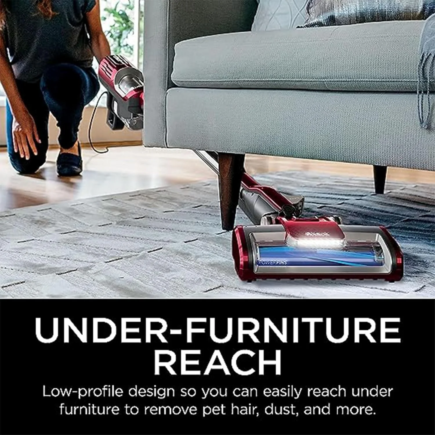 Shark Ultralight Pet Pro Corded Stick Vacuum with PowerFins and Brushroll Design for Cleaning Purposes, Bedroom, and Living Room - Image 6