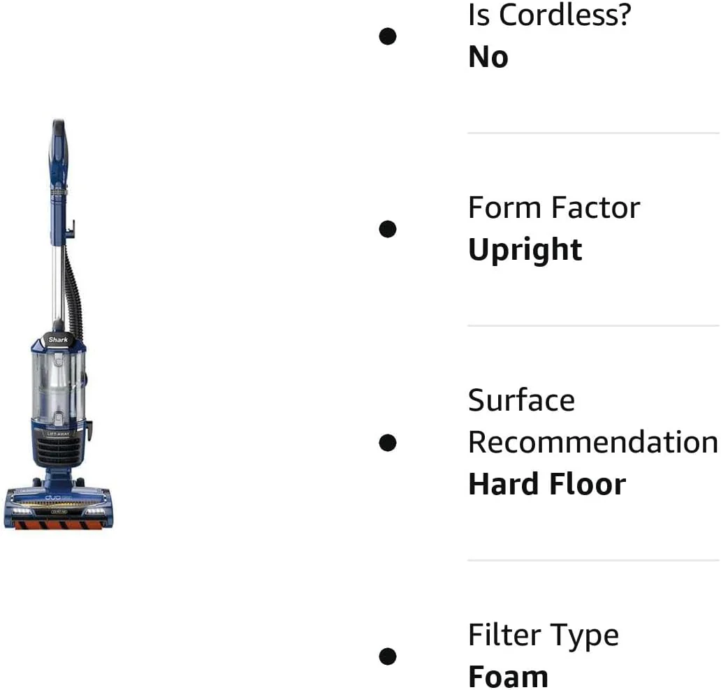Shark UV700 DuoClean Zero-M Lift-Away Bagless Upright Vacuum Cleaner with Self-Cleaning Brushroll and HEPA Filter - Image 6