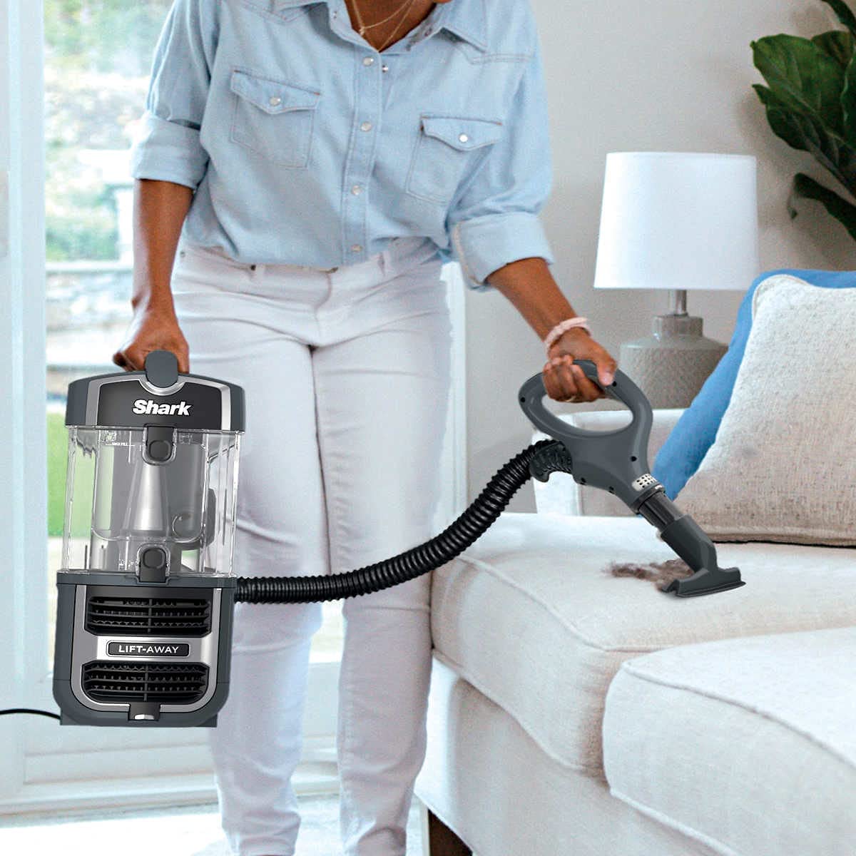 Shark UV725 Navigator Lift-Away with Self Cleaning Brushroll Upright Vacuum with HEPA Filter - Image 5