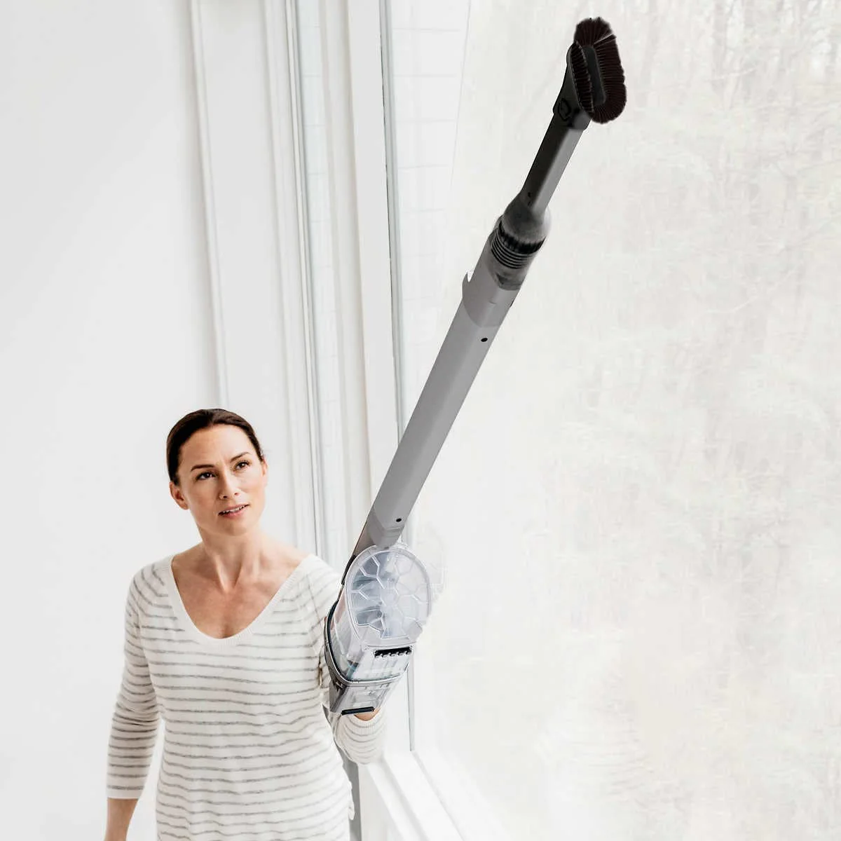 Shark Anti-Allergen Pet Plus Cordless Stick Vacuum Self-Cleaning BrushRoll, PowerFins, Duster Crevice Tool, 2-in-1 Pet Multi-Tool, Wide Upholstery Tool, 40min Runtime (UZ365H) - Image 5