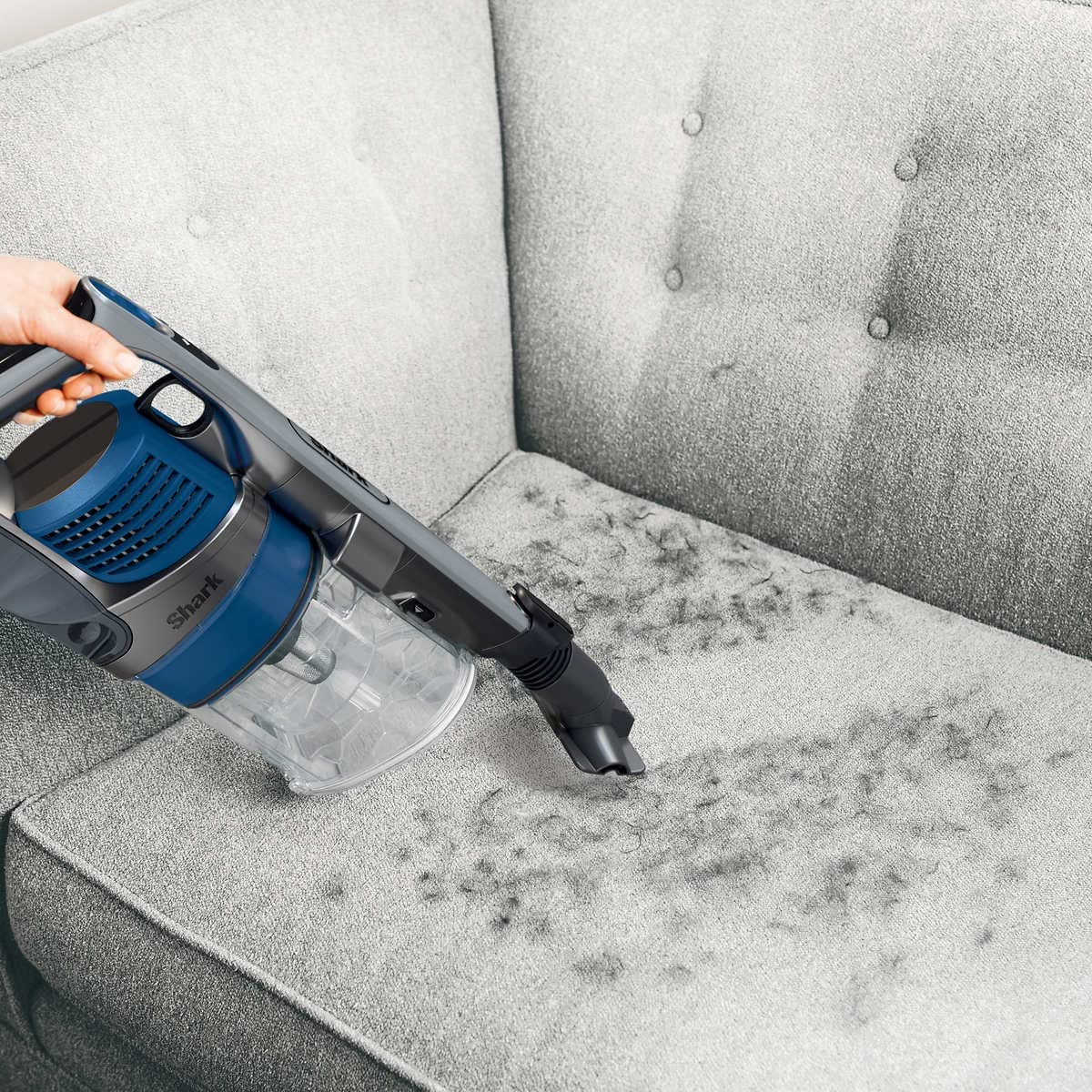 Shark Anti-Allergen Pet Plus Cordless Stick Vacuum Self-Cleaning BrushRoll, PowerFins, Duster Crevice Tool, 2-in-1 Pet Multi-Tool, Wide Upholstery Tool, 40min Runtime (UZ365H) - Image 6
