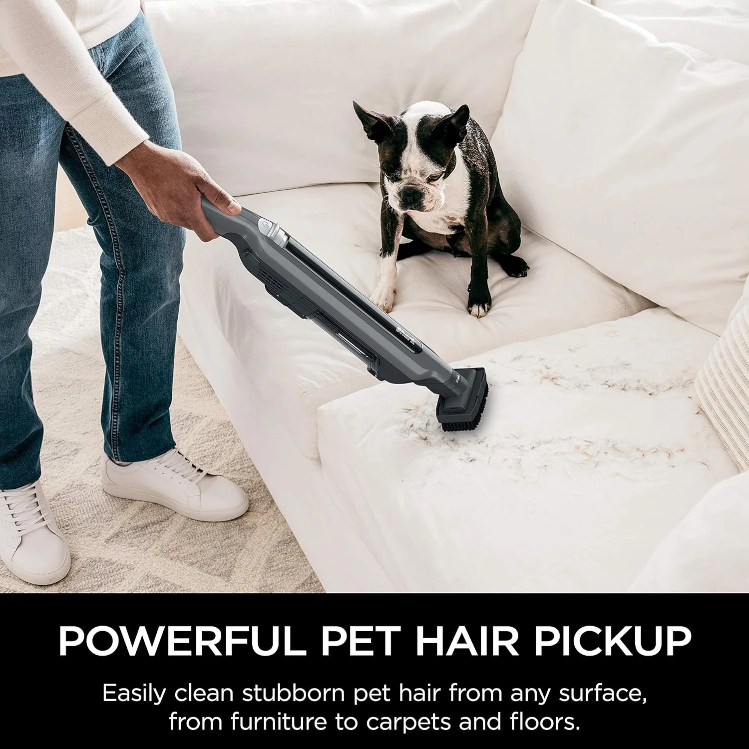 Shark WANDVAC System WS632 Ultra-Lightweight Powerful Cordless Stick Vacuum with Charging Dock, Grey - Image 9