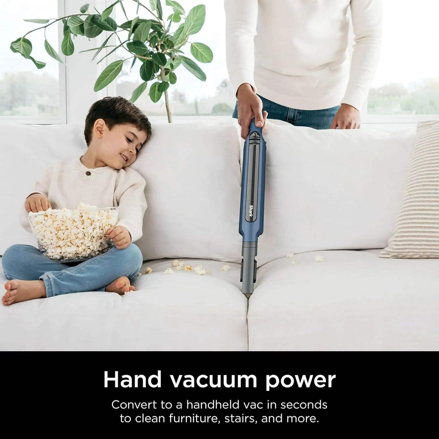 Shark WS640 WANDVAC System 3-in-1 Ultra-Lightweight Powerful Cordless Stick & Handheld Vacuum Combo with Charging Dock & Duster Crevice Tool - Image 3